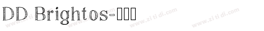DD Brightos字体转换